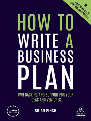How to Write a Business Plan - ebook
